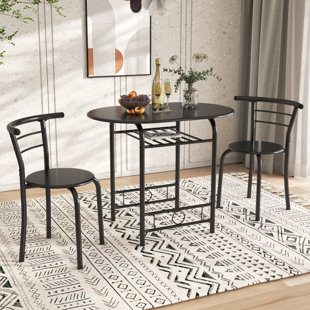 Wayfair | Black Kitchen & Dining Room Sets You'll Love in 2022